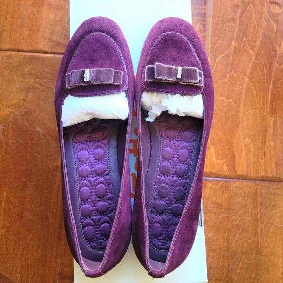 Coach Lidia suede flats NEW - Picture 6 of 6